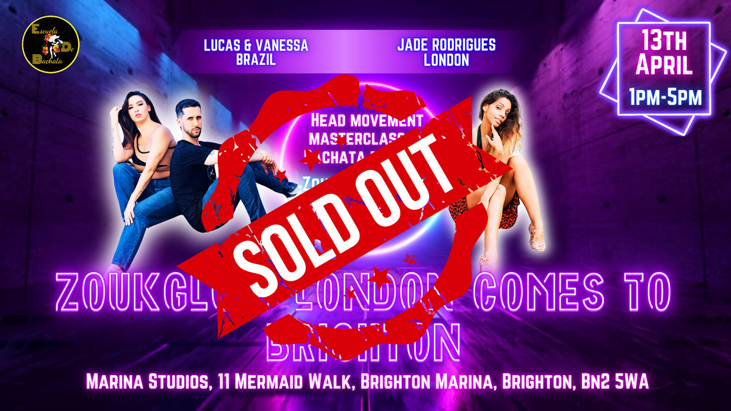 ZOUKGLOW LONDON COMES TO BRIGHTON - HEAD MOVEMENTS AND OFF-AXIS AND TILTED TURNS FOR BACHATA DANCER