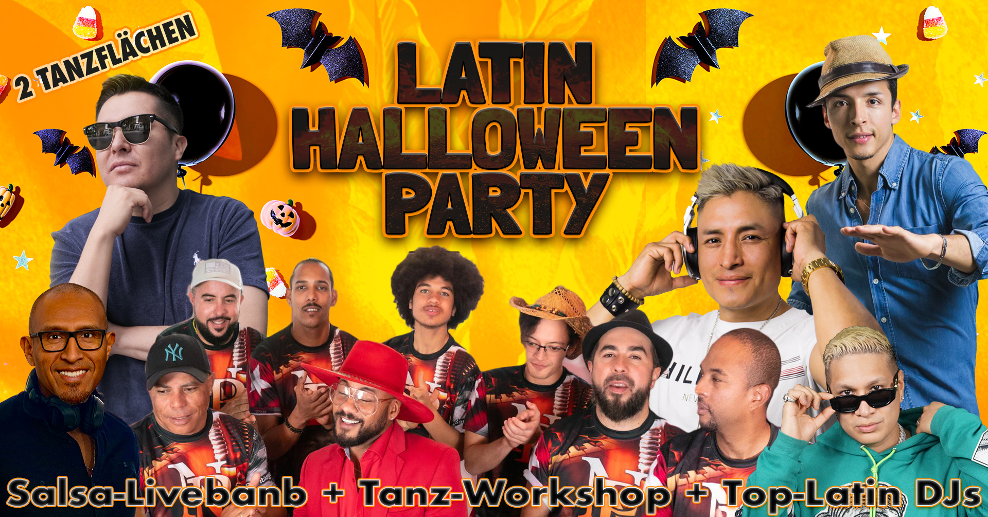 LATIN HALLOWEEN PARTY im Nerozahause Bonn!