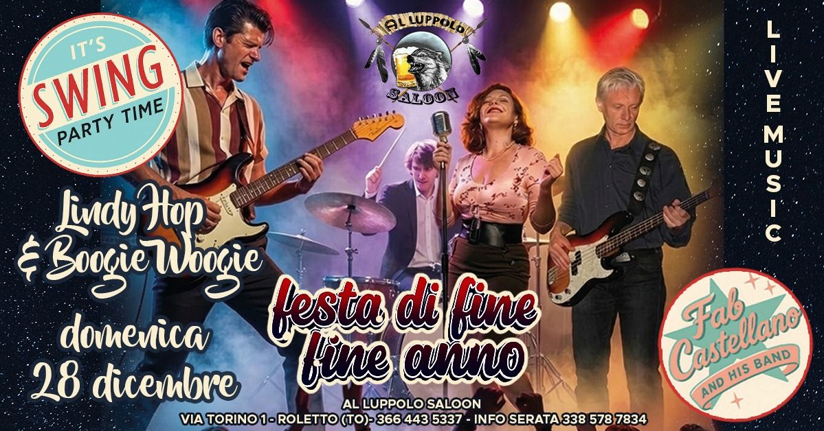It's Swing Party Time - live music con Fab Castellano AND HIS BAND