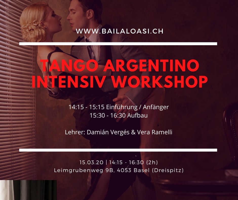 Tango Argentino Intensiv Workshop