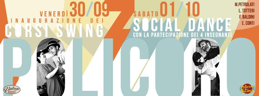 Corsi di Ballo di PolicoroInSwing: Social Dance d'inaugurazione