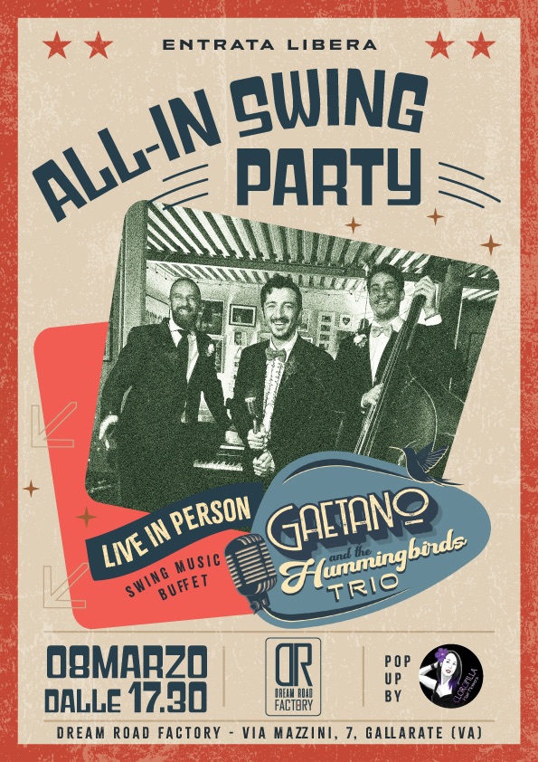ALL-IN SWING PARTY @ Dream Road Factory - Gallarate