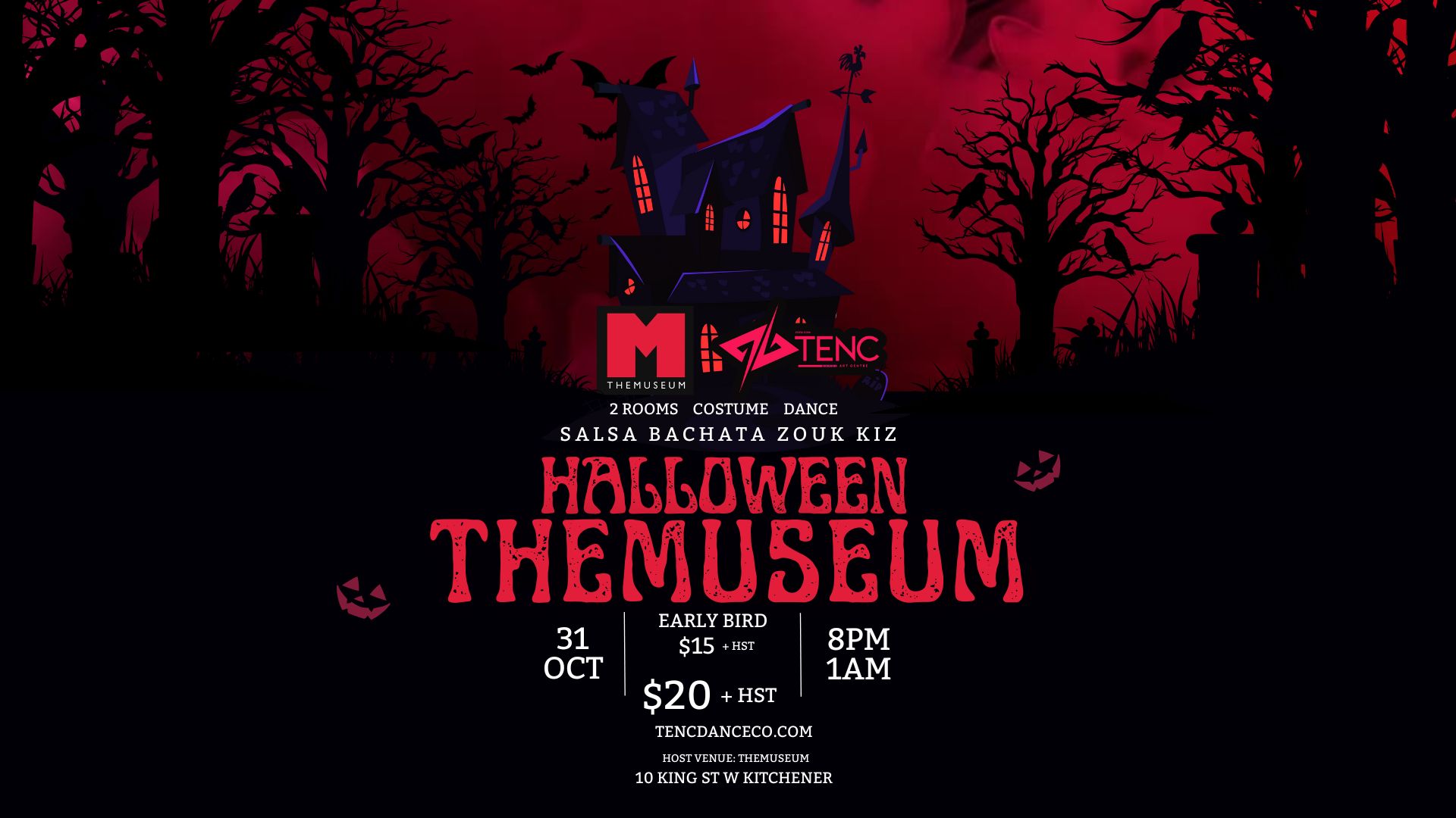 HALLOWEEN Salsa Bachata Night at THEMUSEUM