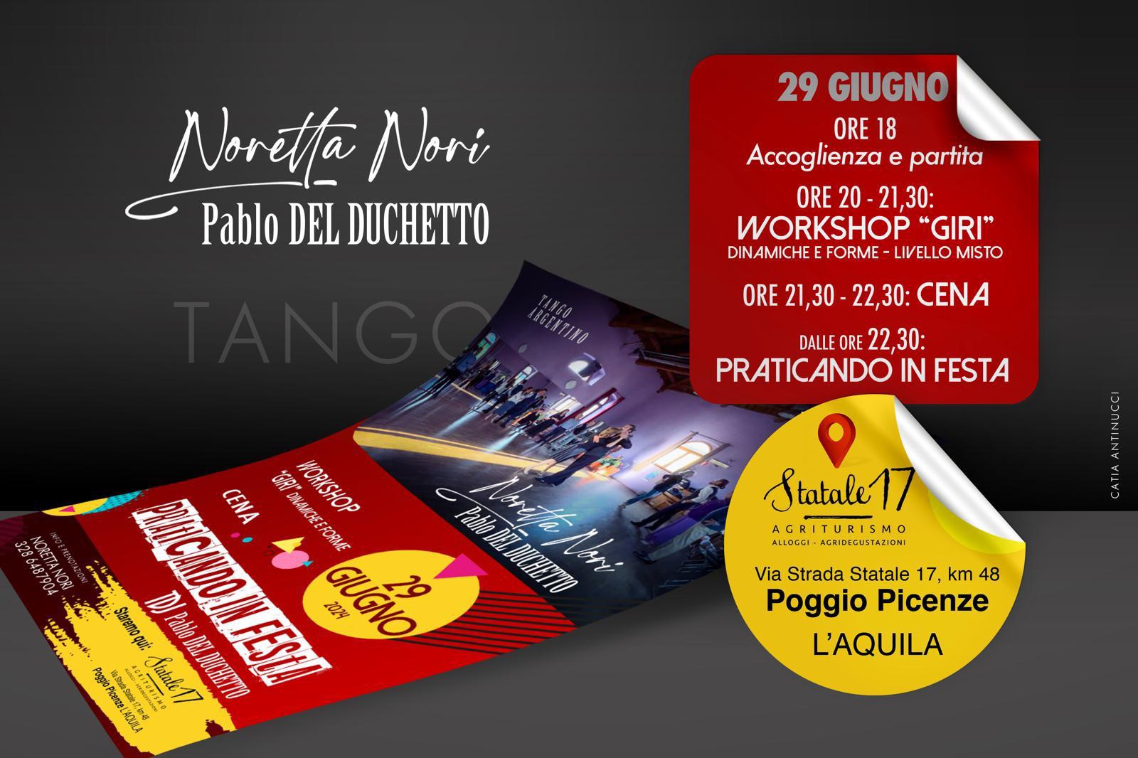 Milongueando a L’Aquila Praticando in Festa - TDJ Pablo Del Duchetto
