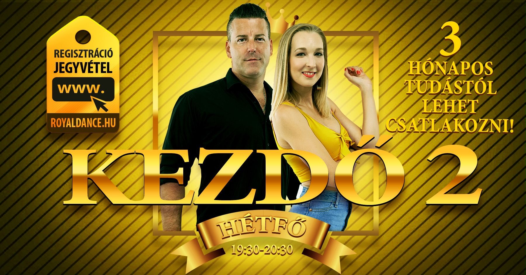 Kezdő-2 bachata tanfolyam Royal Dance Zoli&Lilla