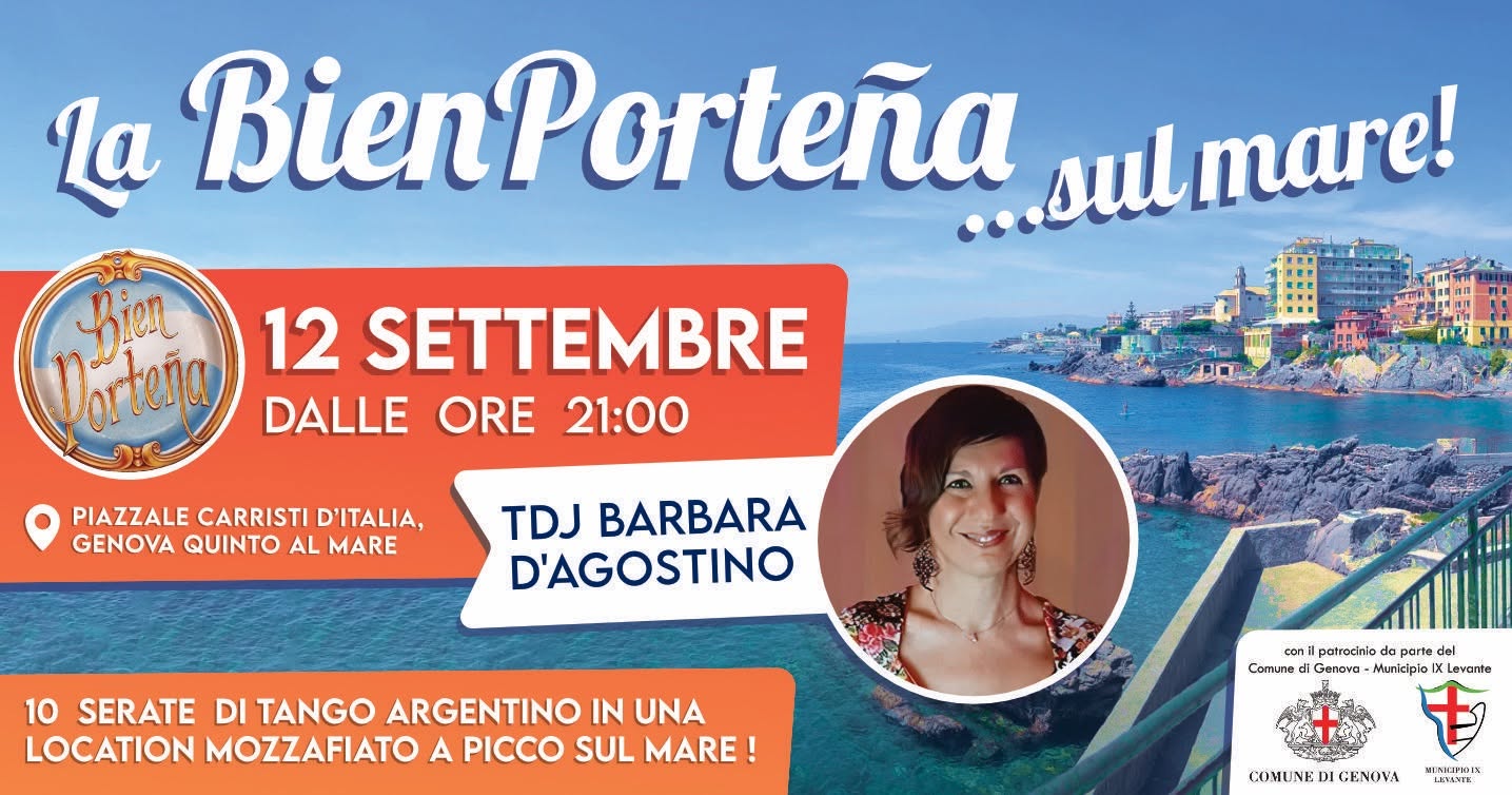 👉LA Milonga Bien Porteña SUL MARE a Génova ‼️🔝