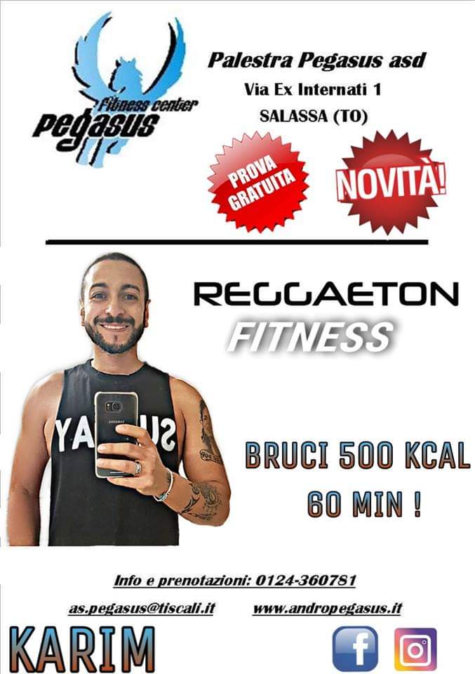 INAUGURAZIONE CORSI DI REGGAETON PALESTRA PEGASUS SALASSA
