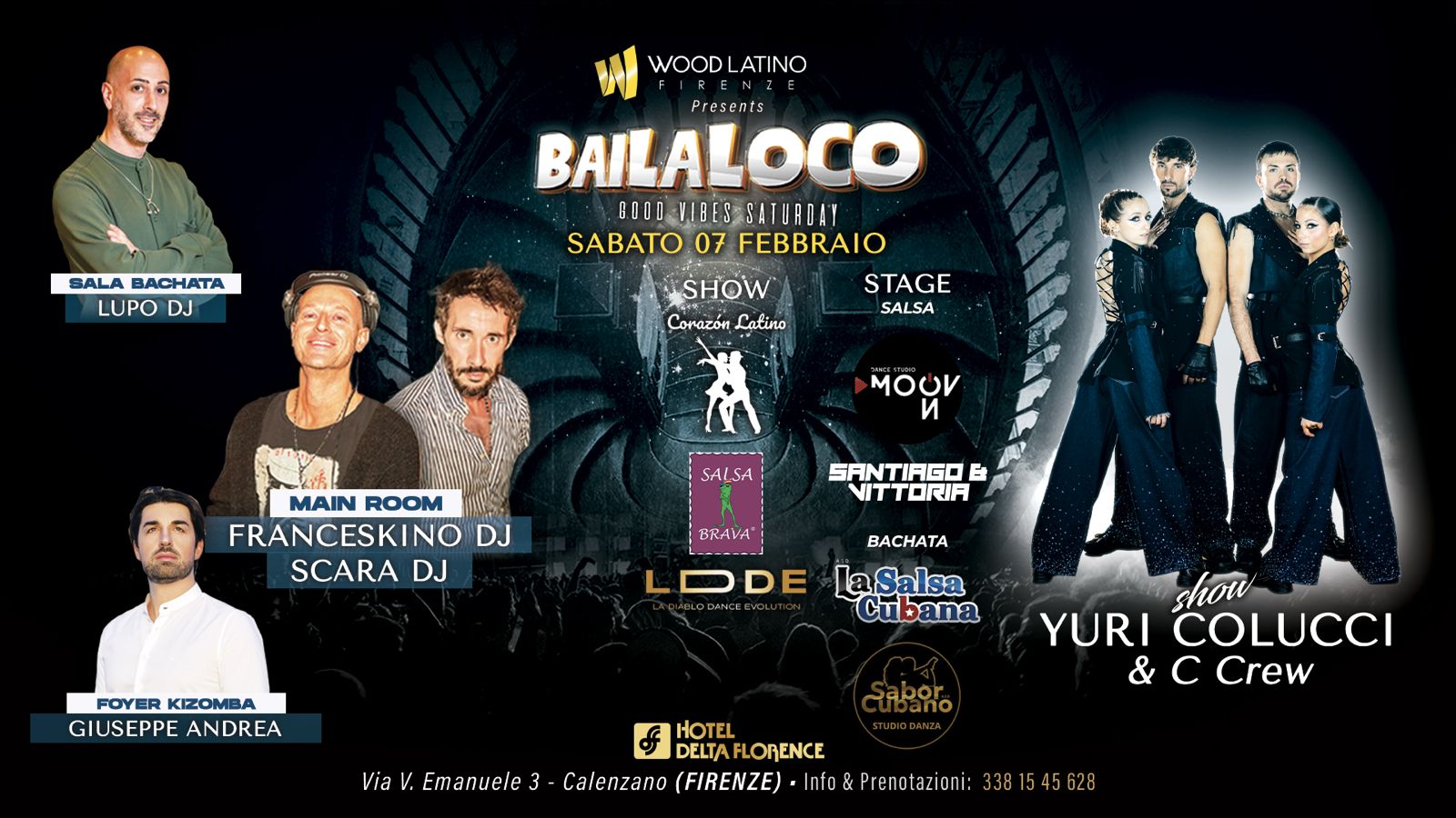 YURI COLUCCI & C CREW @ DELTA FLORENCE BAILALOCO