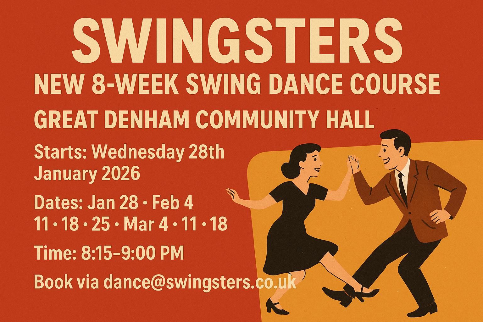 Swingsters 8 Week Beginners Swing Dance Course