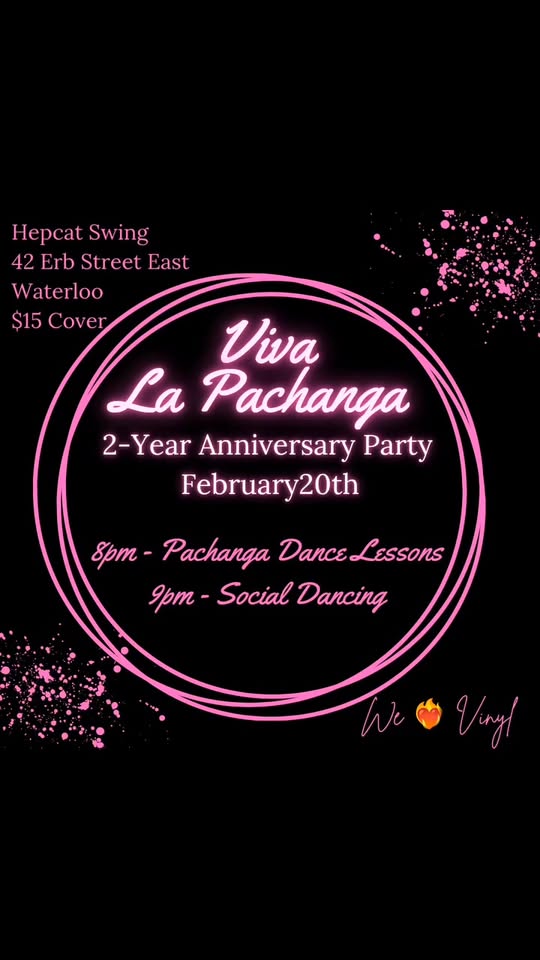 La Pachanga 2 Year Anniversary Salsa & Bachata Social!