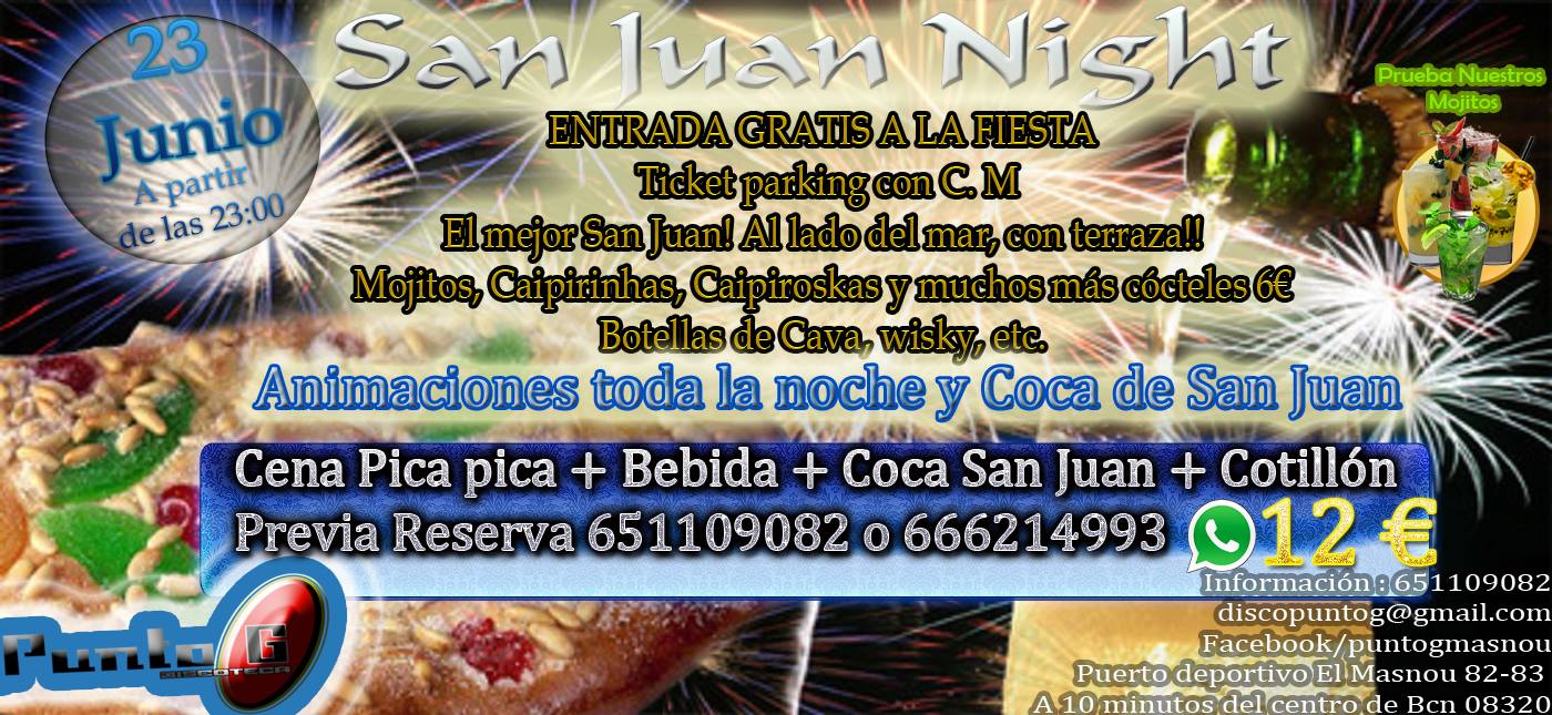 VERBENA DE SAN JUAN!! MARTES 23