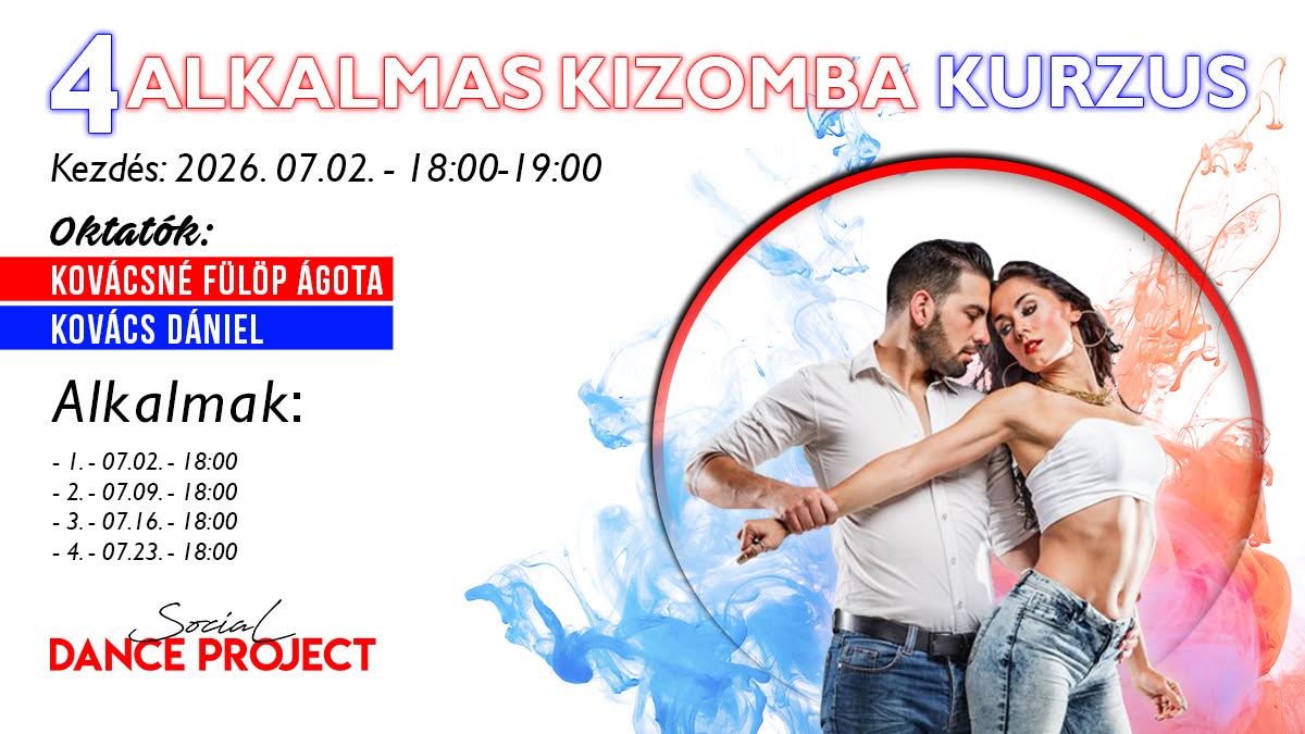 Kizomba 4 Alkalmas Intenzív Kurzus Békéscsaba!