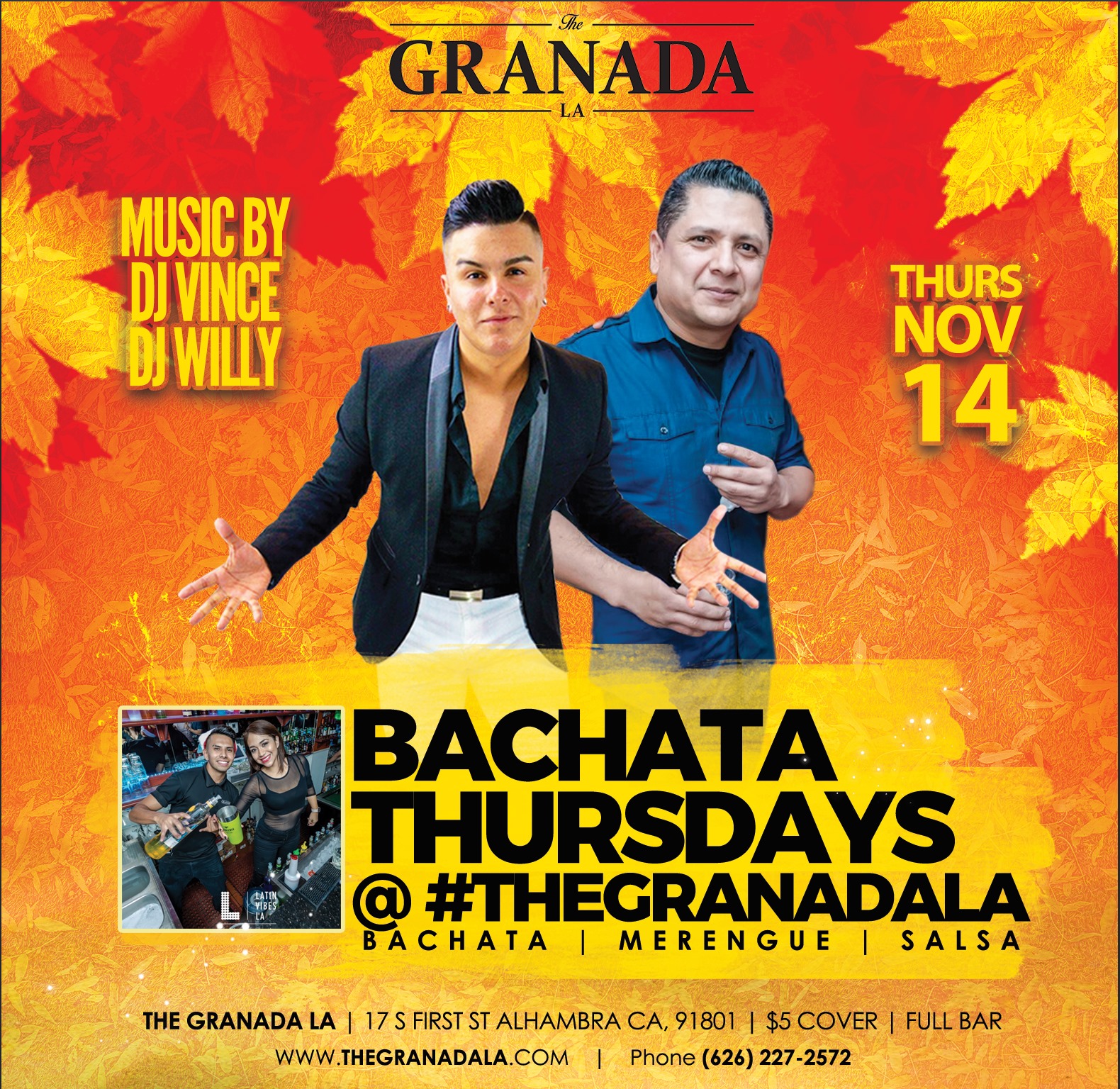 Bachata Thursdays at The Granada L.A.