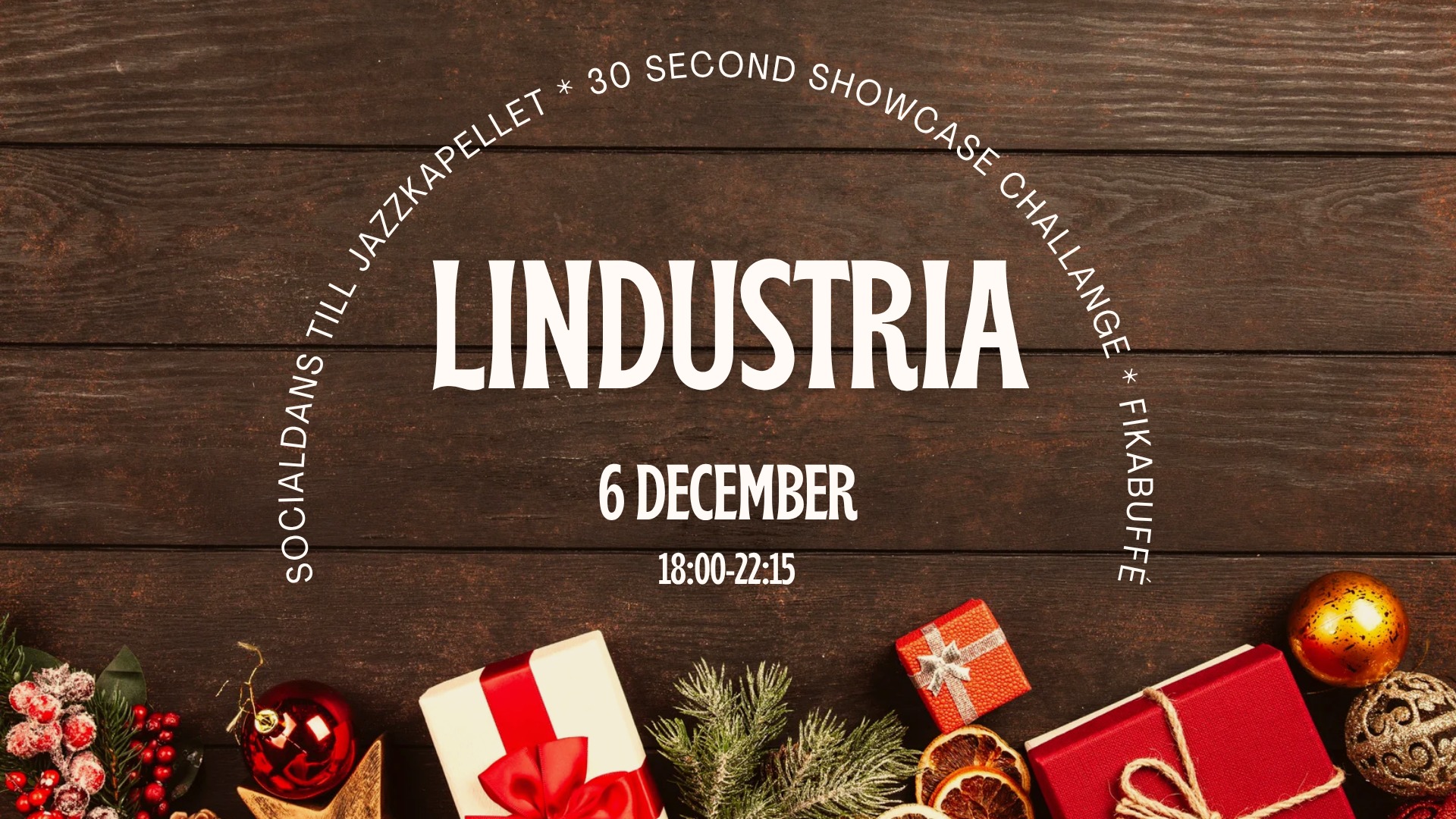 Lindustria + livemusik till storbandet Jazzkapellet