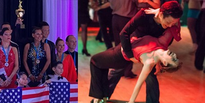 Evan and Vanessa World Championship Celebration Dance