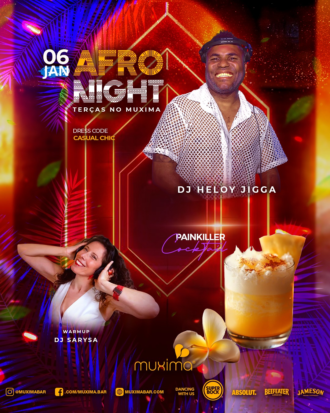 TERÇA 6 JAN 👣 【 Afro Night】