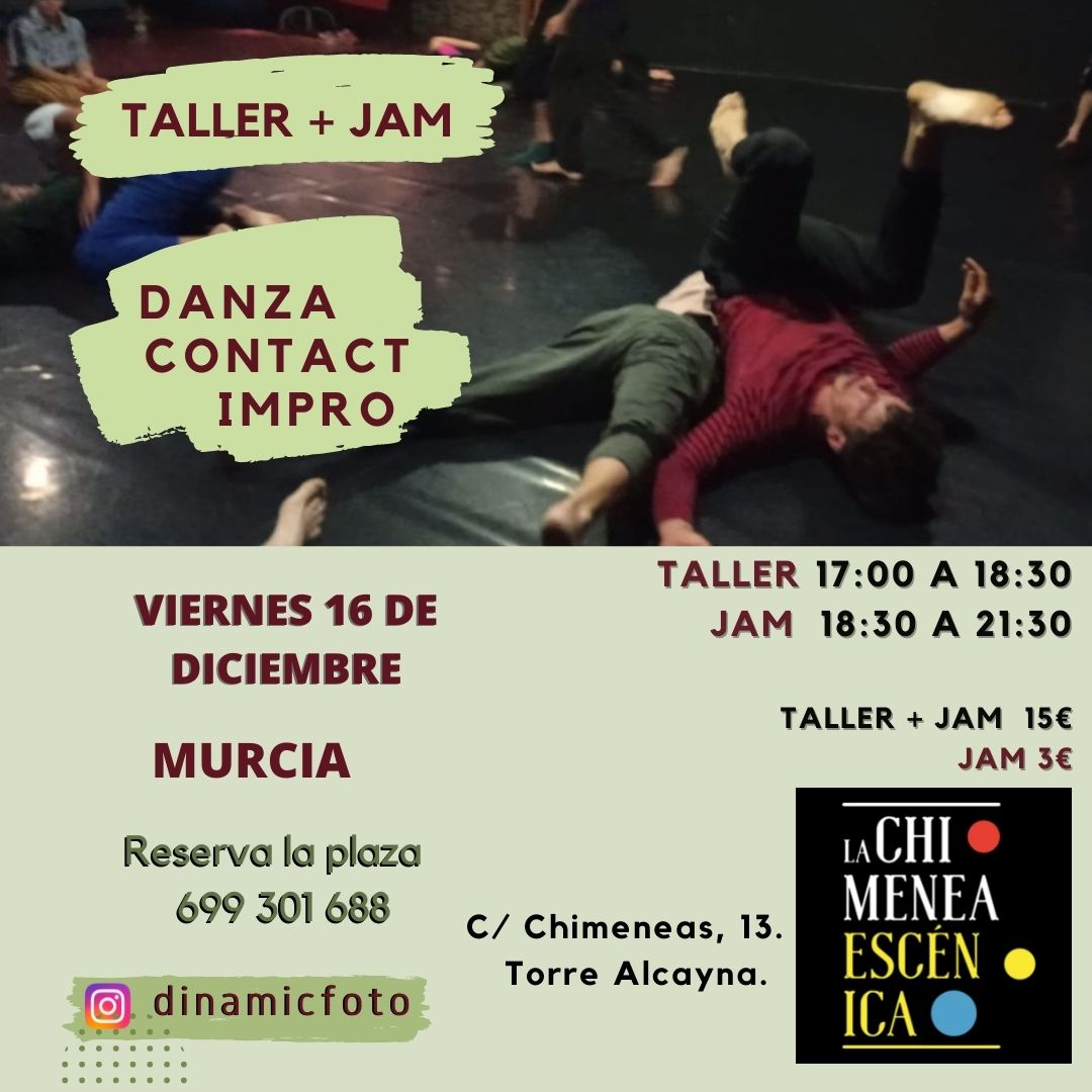 DANZA CONTACT IMPROVISACIÓN TALLER + JAM