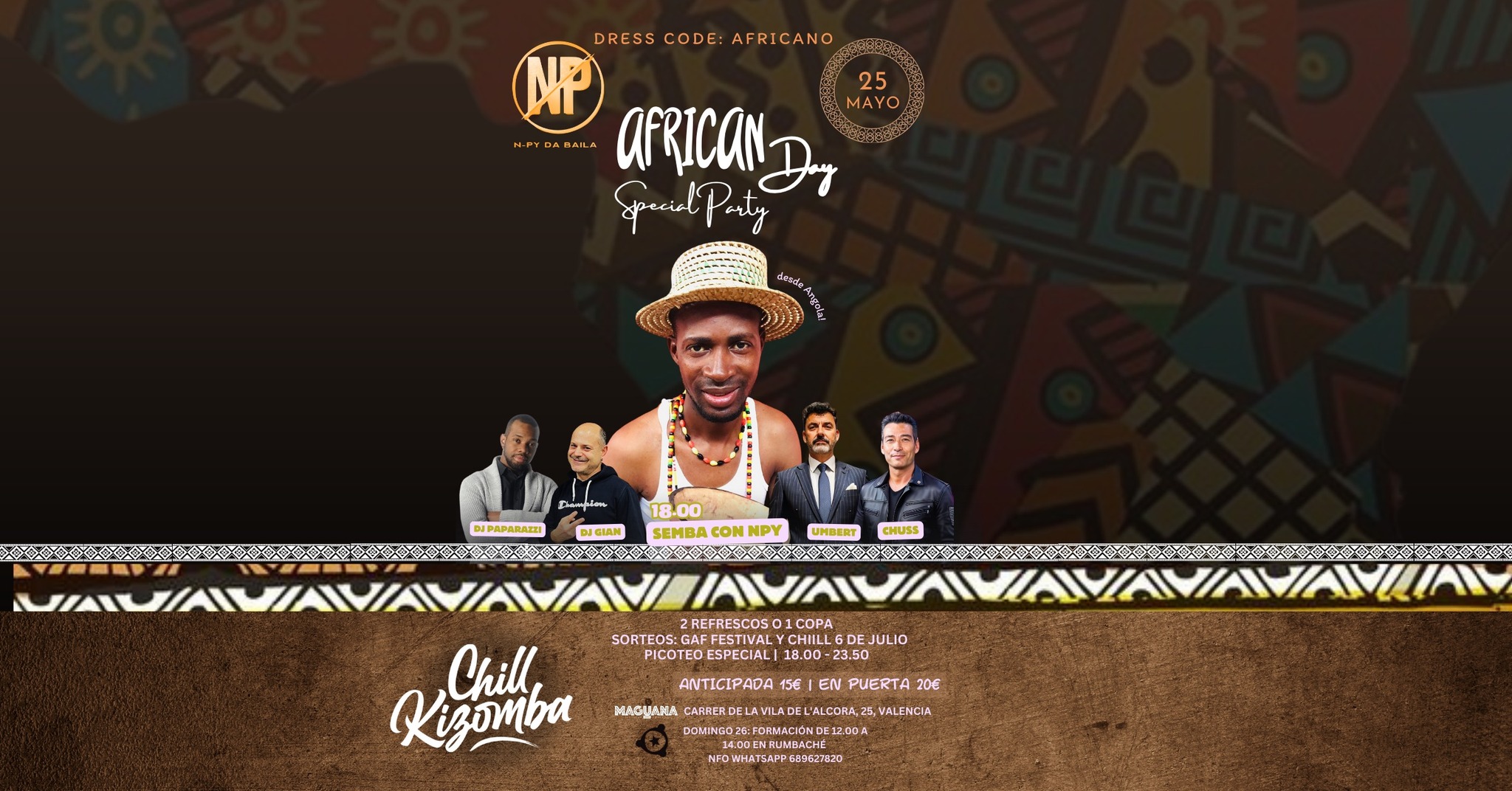 Chill Kizomba African Day Special Party