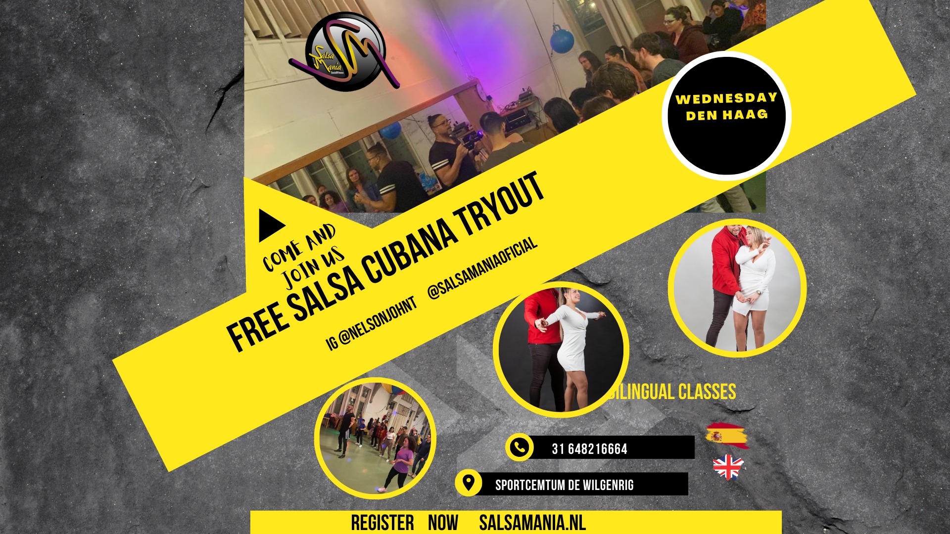 FREE SALSA CUBAN TRYOUT ( DEN HAAG )