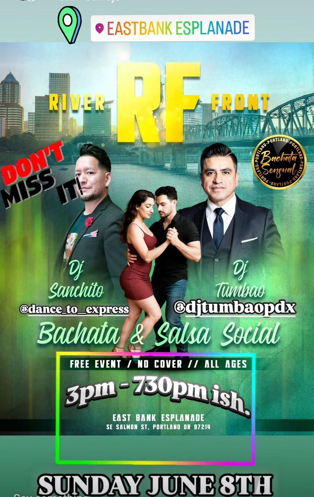 RIVER RF FRONT Bachata & Salsa