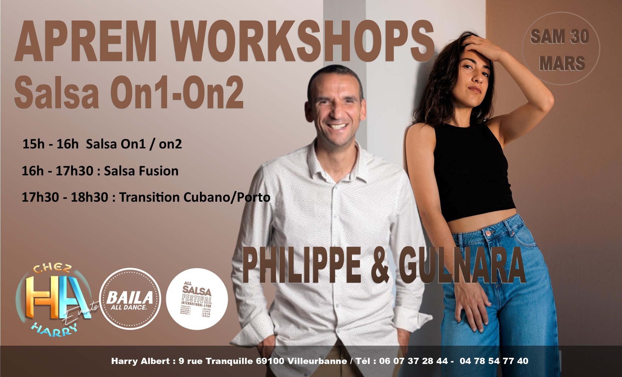 APREM WORKSHOPS SALSA ON1-ON2