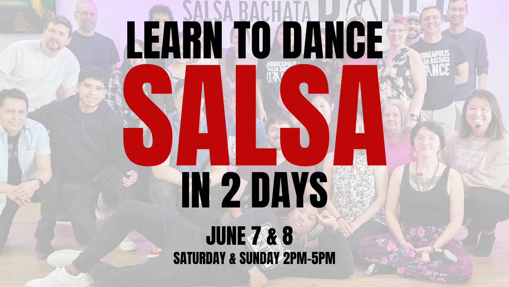 LEARN TO DANCE SALSA IN 2 DAYS JUNE 7 & 8