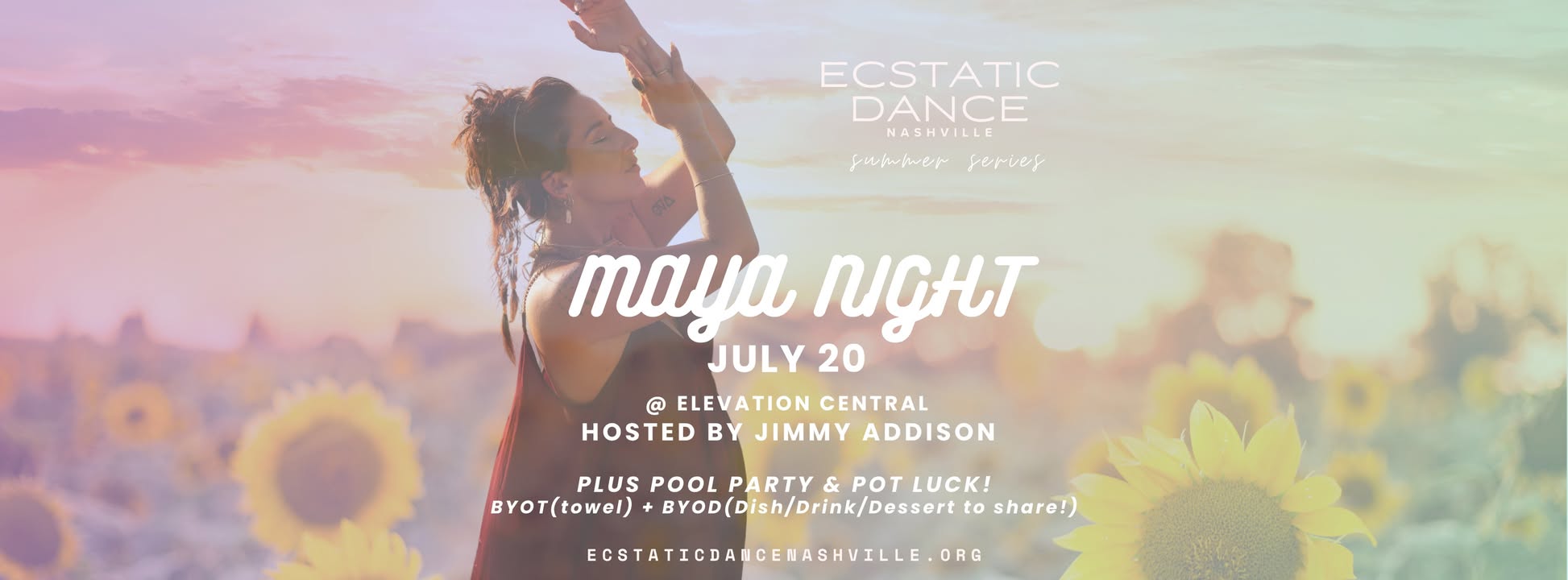 Ecstatic Dance Nashville w DJ Maya Night & Host Jimmy Addison