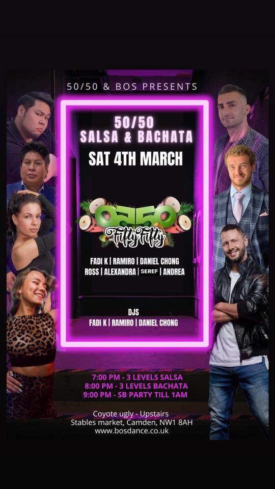5050 Salsa & Bachata: Coyote Ugly Camden