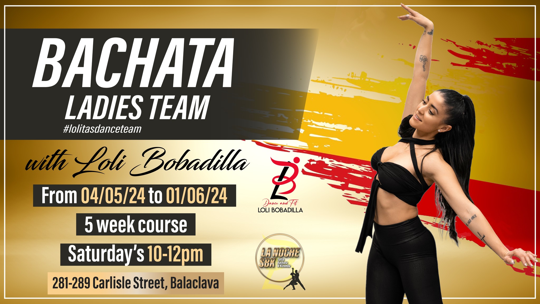 Bachata ladies team with Loli Bobadilla ππ» #lolitasdanceteam