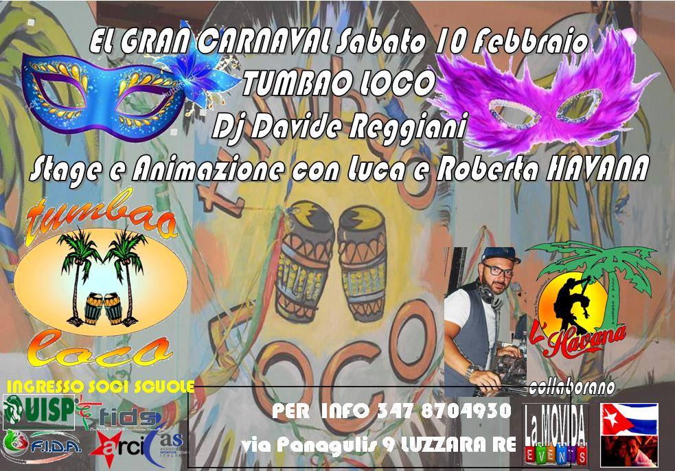 El Gran Carnaval al Tumbao 10 Febbraio