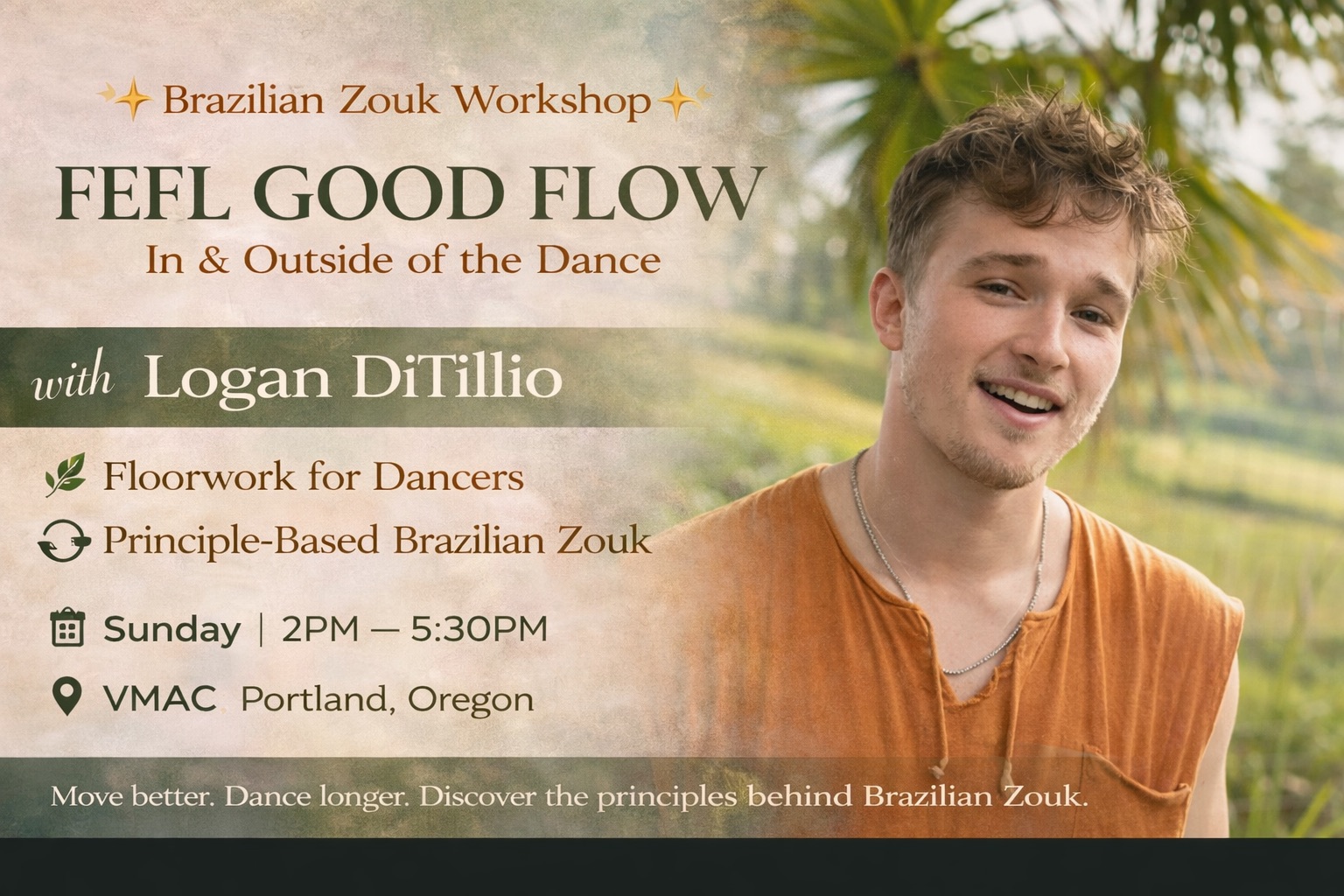 Brazilian Zouk Workshop with Logan