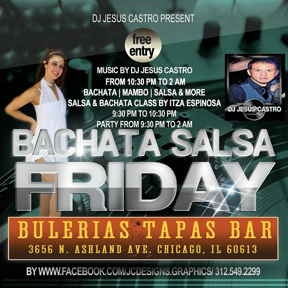 Bachata Salsa Friday Bulerias Tapas Bar