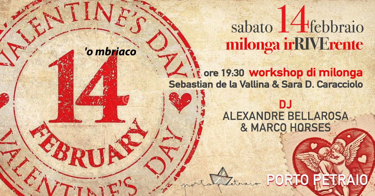 Milonga irRIVErente a Porto Petraio Valentine day!