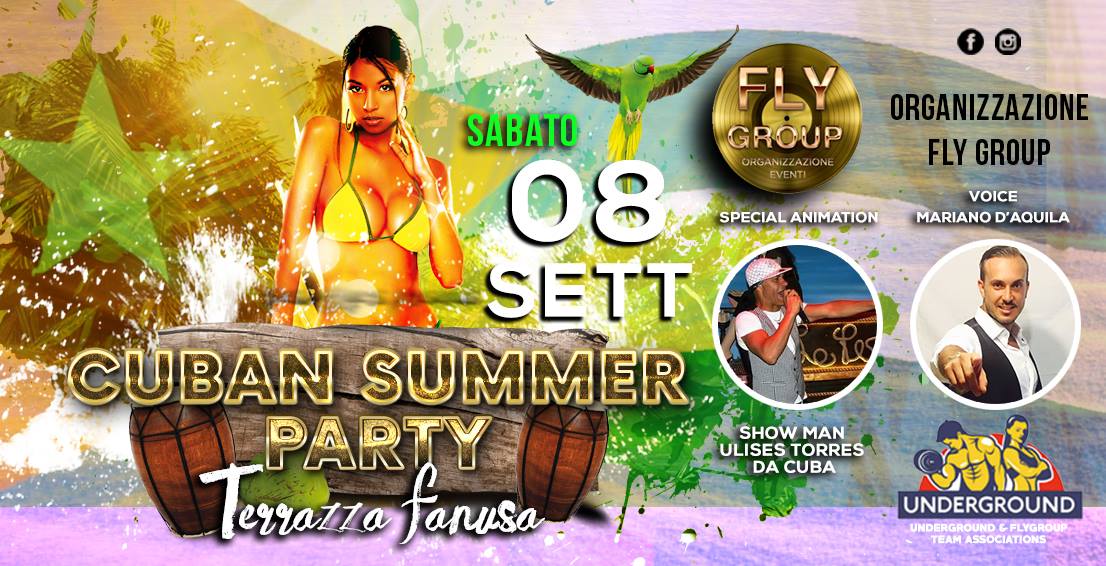 A Grande Richiesta Cuban Summer Party Donna Free Terrazza Fanusa