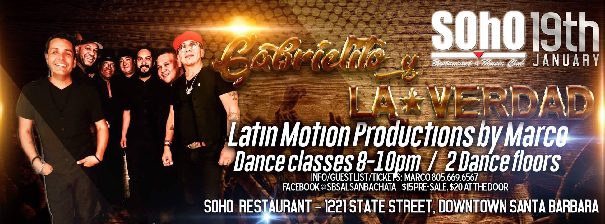 Gabrielito y La Verdad Salsa Night