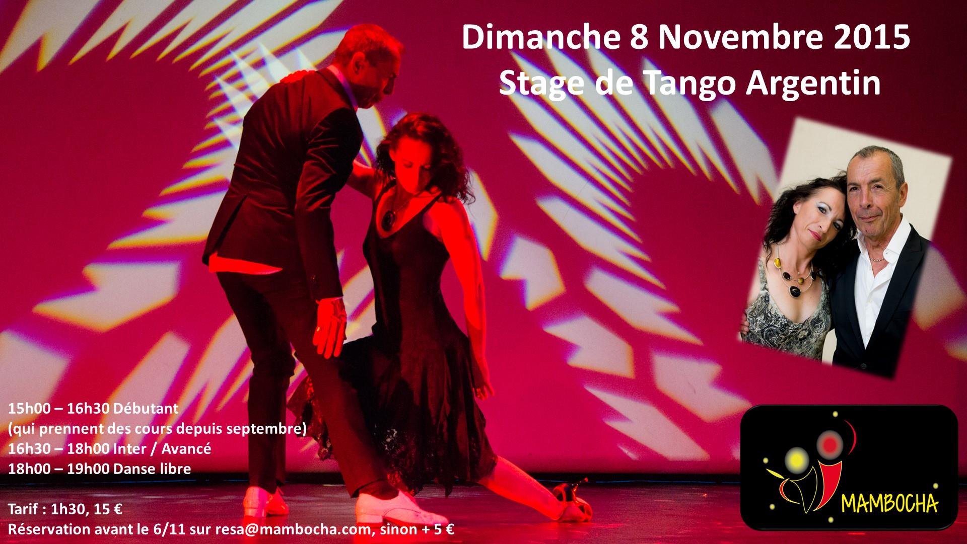 Stage de Tango Argentin