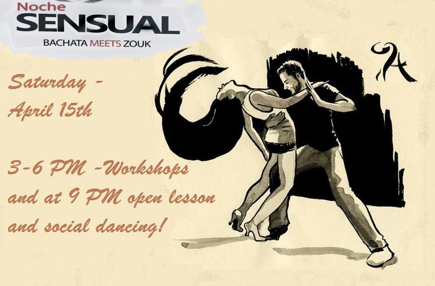 Zouk and Bachata: Charlotte Workshop & Social
