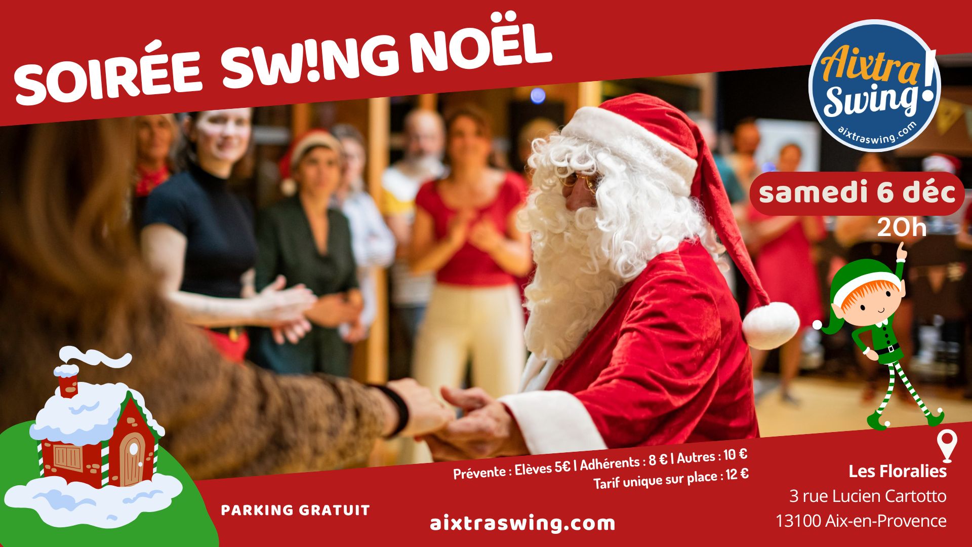 Soirée 100% swing de Noël