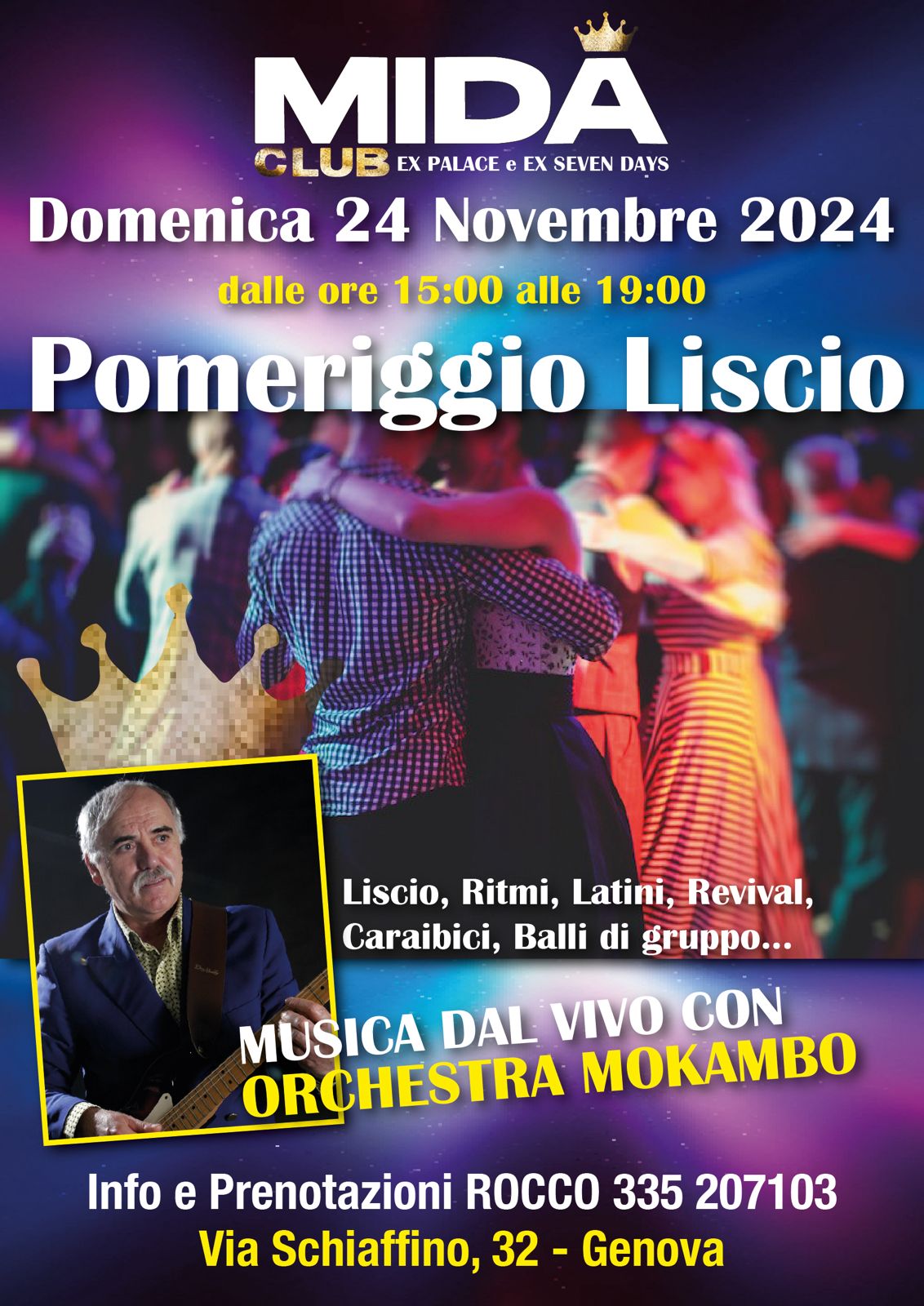 il pomeriggio di ballo liscio ed altro