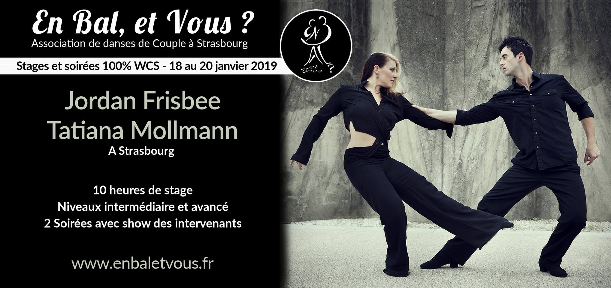 Week-end 100% West Coast Swing avec Jordan et Tatiana