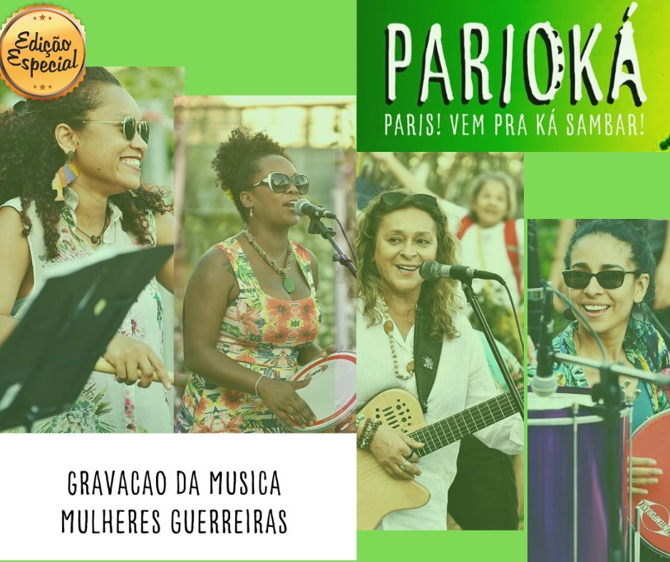 Parioka- Gravacao da musica - Mulheres Guerreiras