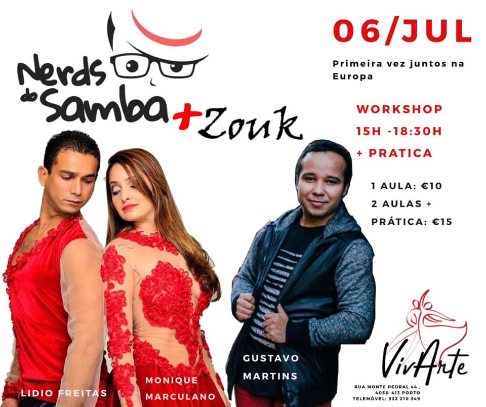 Nerds do Samba + Zouk - Workshop no Porto