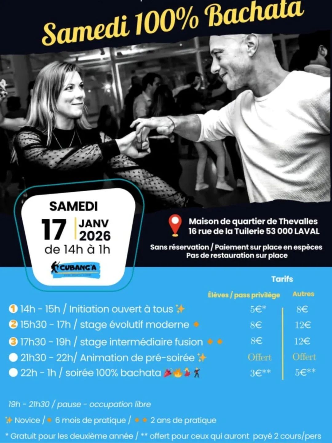 Samedi 100% bachata