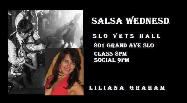 SALSA π group lesson with Liliana at SLO vets