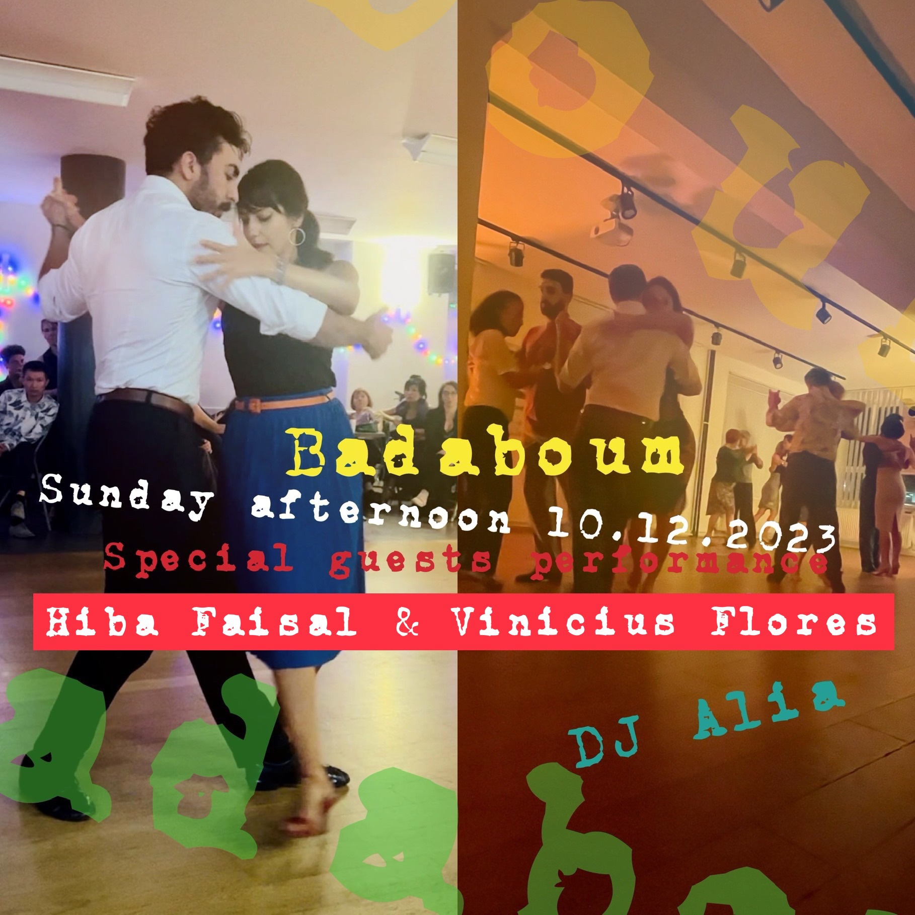 Badaboum Sunday Milonga *** Show with Hiba Faisal & Vinicius Flores