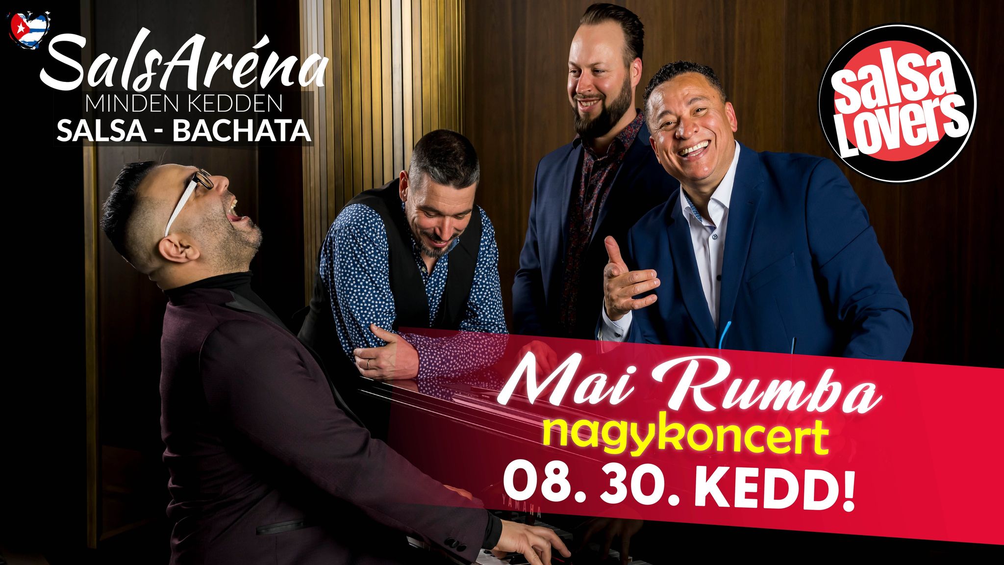 SalsAréna - salsa&bachata minden kedden! - Mai Rumba nagykoncert!