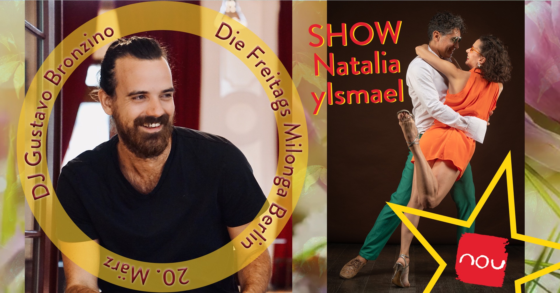 Die Freitags Milonga Berlin * SHOW Natalia y Ismael DJ Gustavo Bro