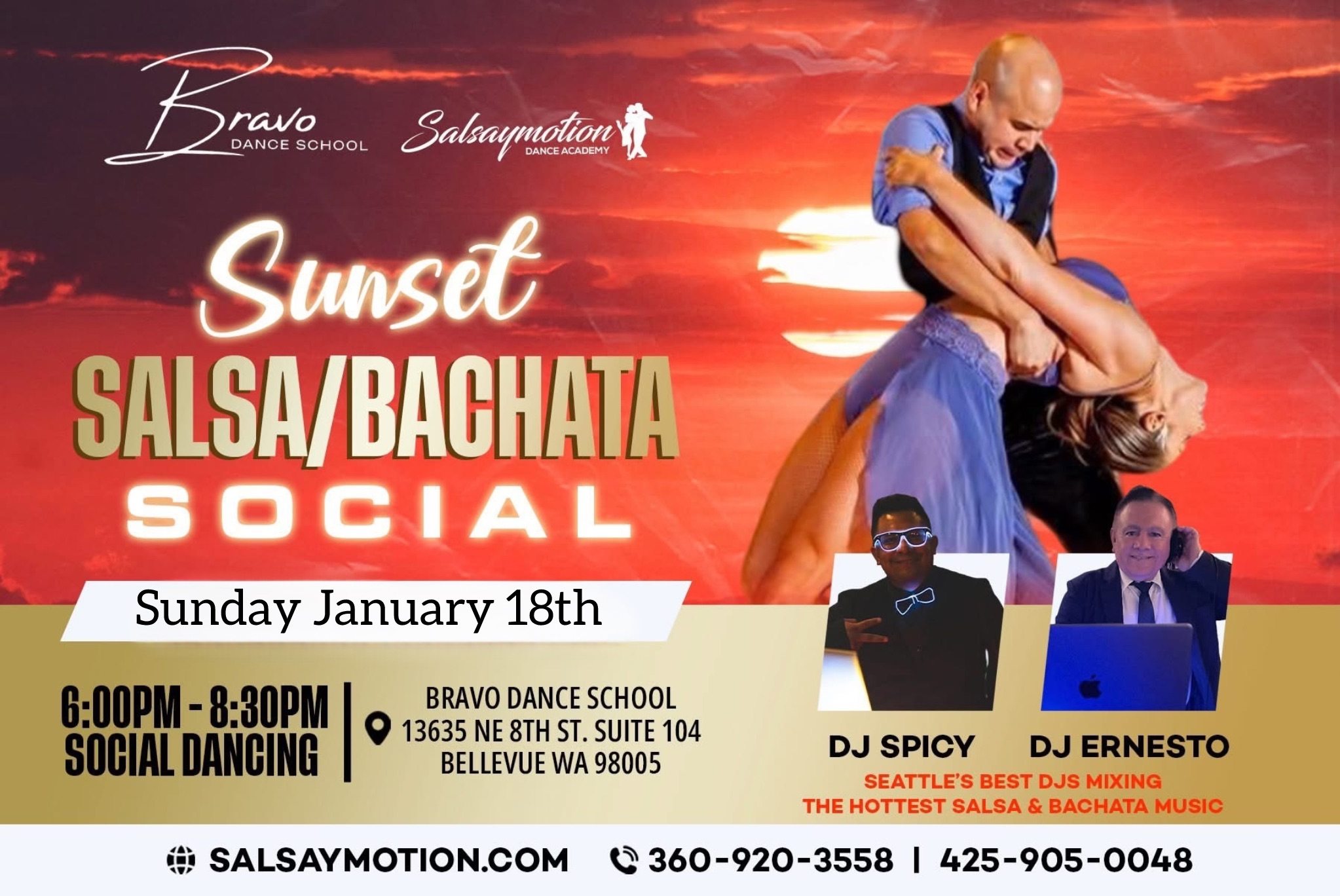 Sunday Sunset Salsa Bachata π DJ Spicy & DJ Ernesto