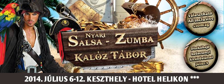 Salsa-Zumba Kalóz Tábor 2014