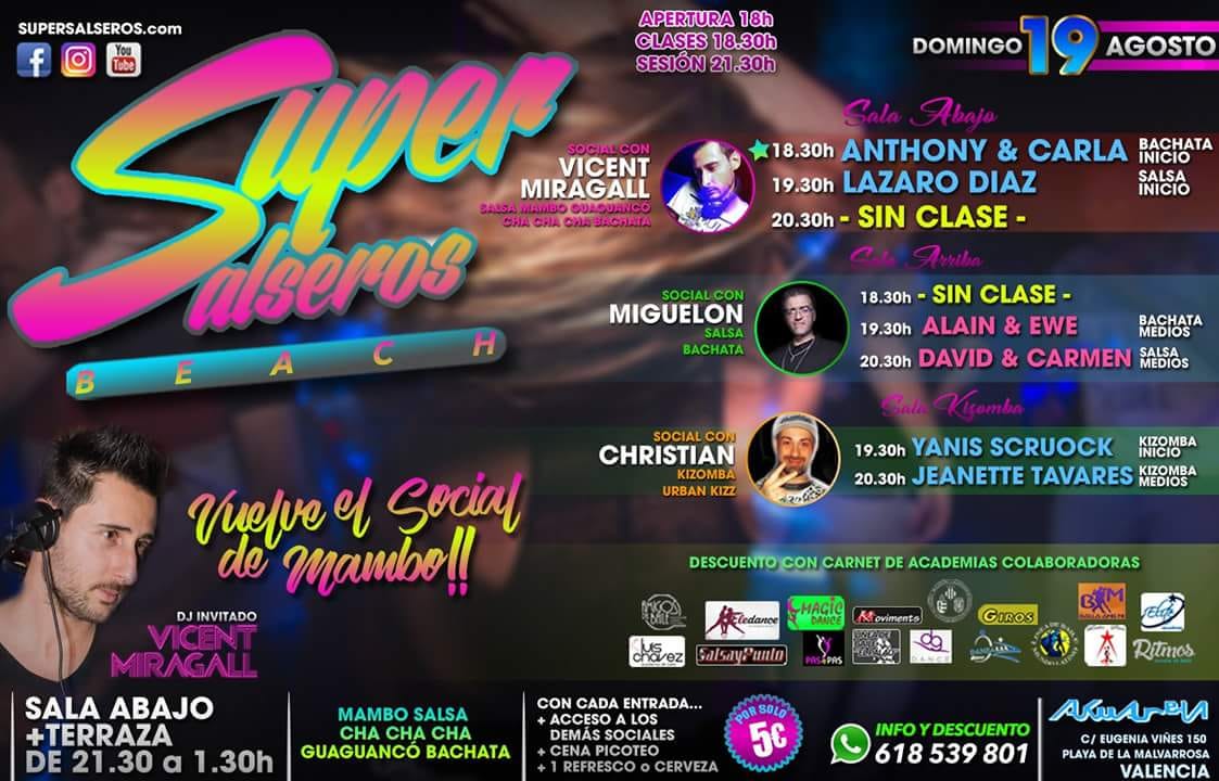 SuperSalseros Beach SBK + Mambo !!